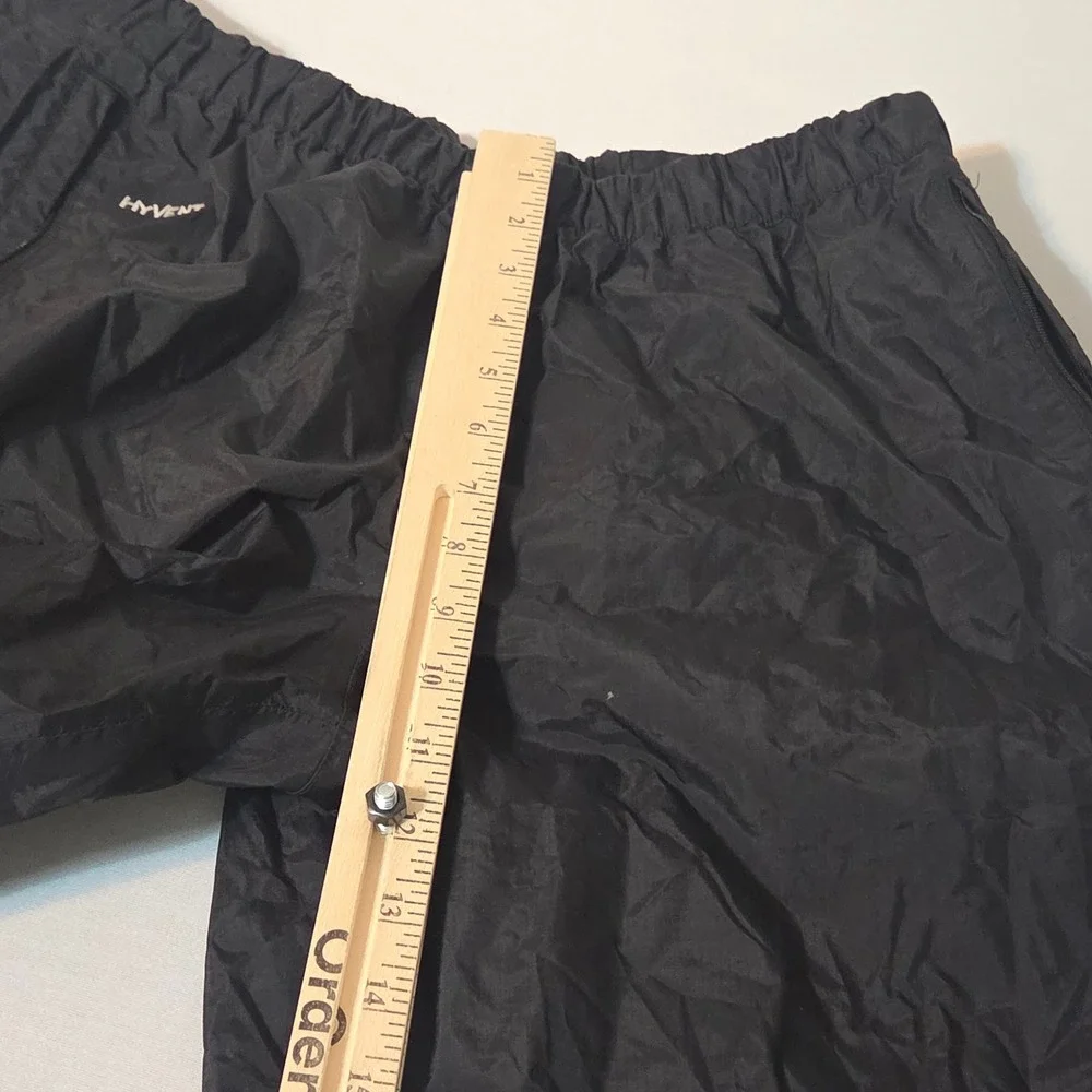 The North Face HyVent Rain Pants Mens Large Black L Waterproof Mesh Lined Hiking